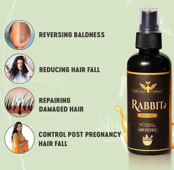 Rabbit Hair Oil – Scalp Nourishment & Strength Support