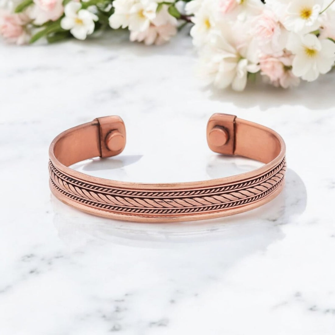 Pure Copper Healing Band/Kada For Body, Mind And Emotional Health