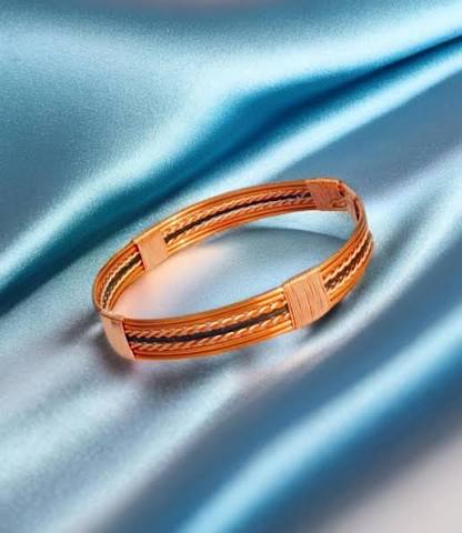 Pure Copper Healing Band/Kada For Body, Mind And Emotional Health