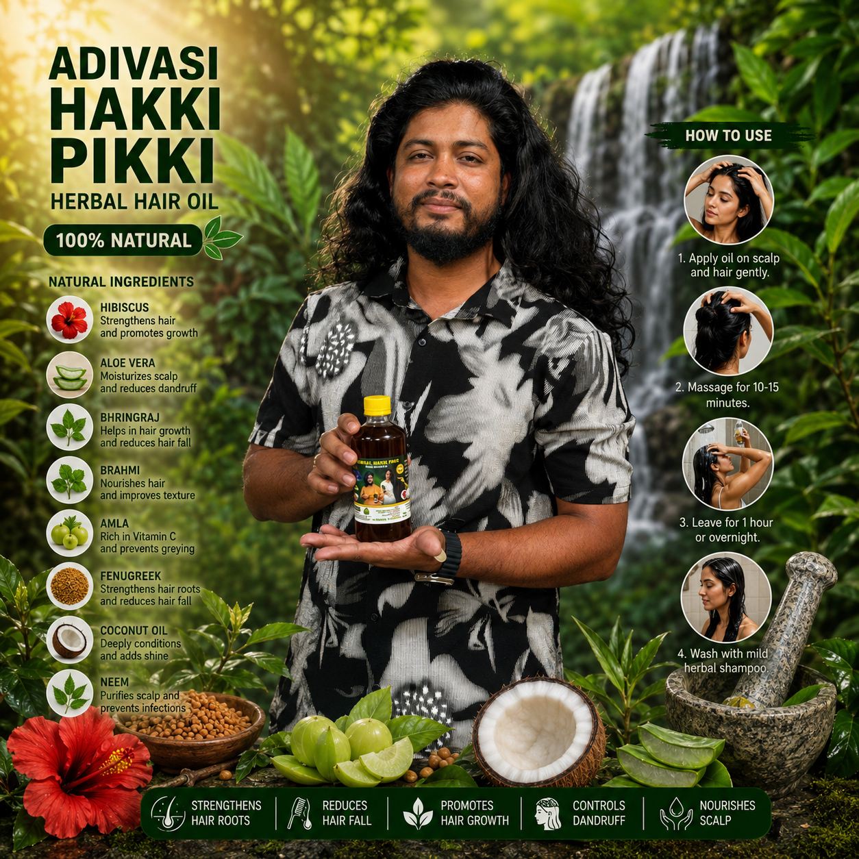 Adivasi Herbal Hair Oil