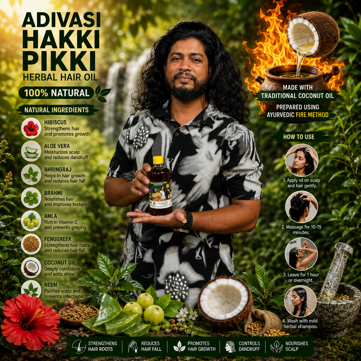 Adivasi Herbal Hair Oil