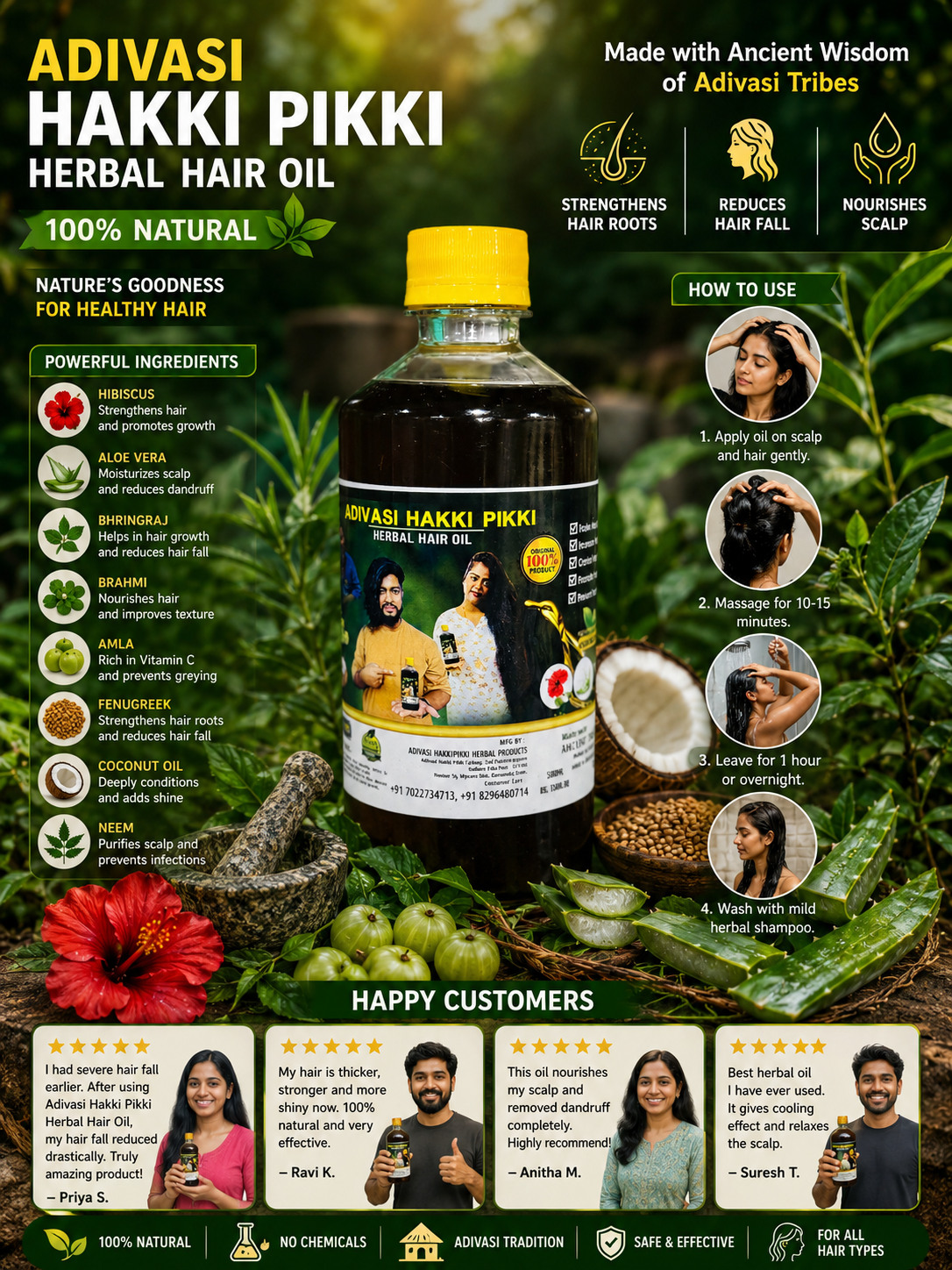 Adivasi Herbal Hair Oil