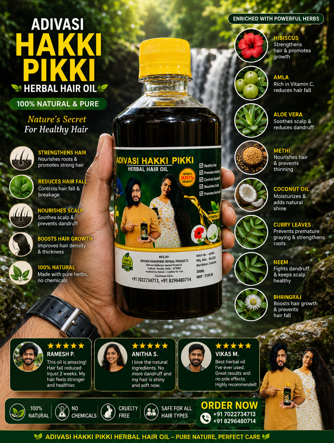Adivasi Herbal Hair Oil