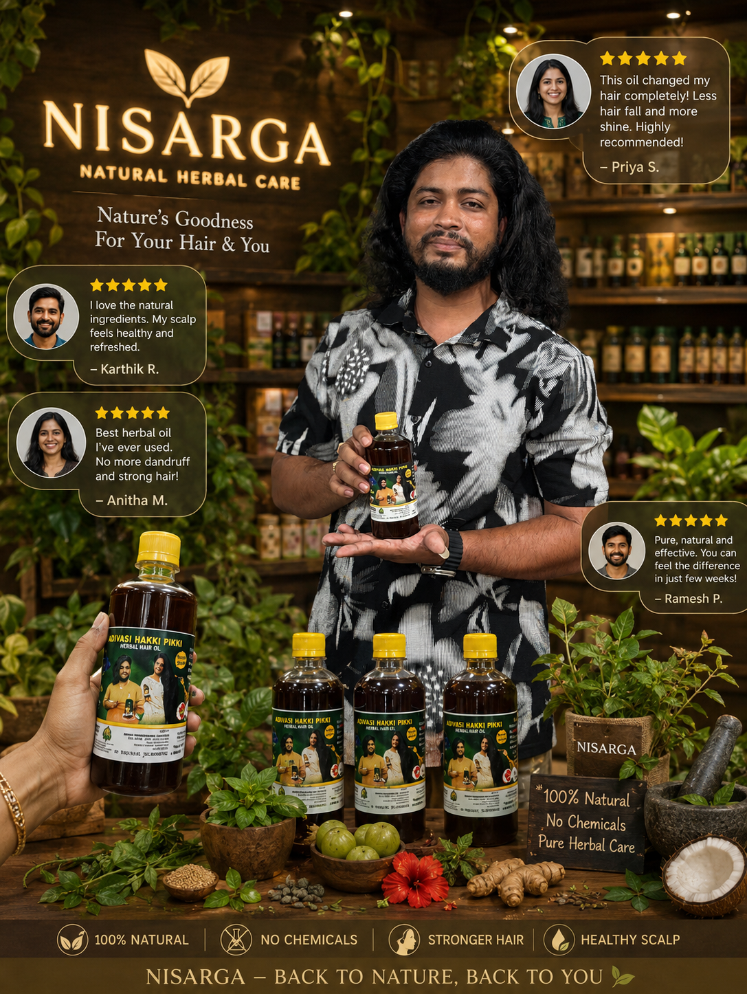 Adivasi Herbal Hair Oil