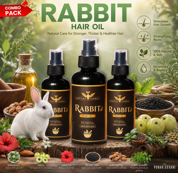 Rabbit Hair Oil – Scalp Nourishment & Strength Support